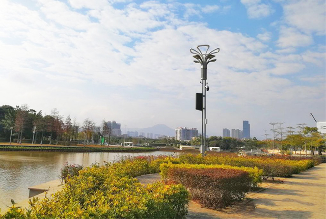 城市公園智慧路燈