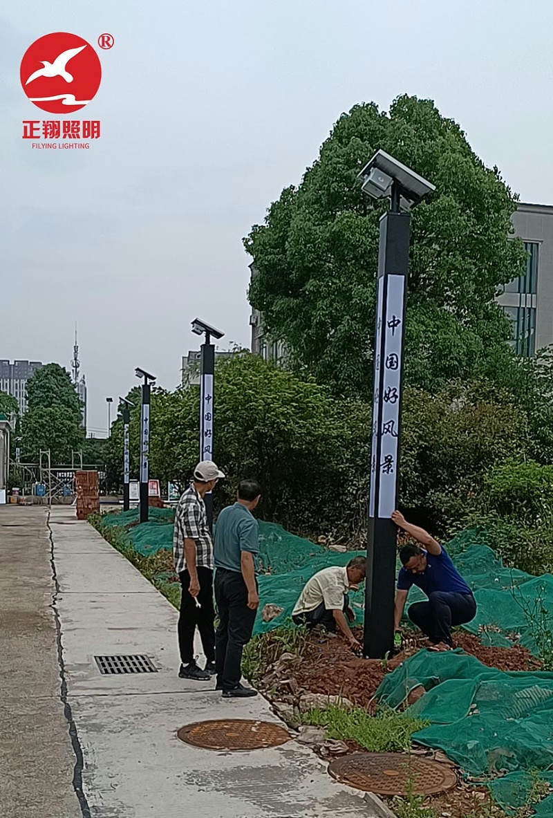 湖南長沙太陽能景觀燈