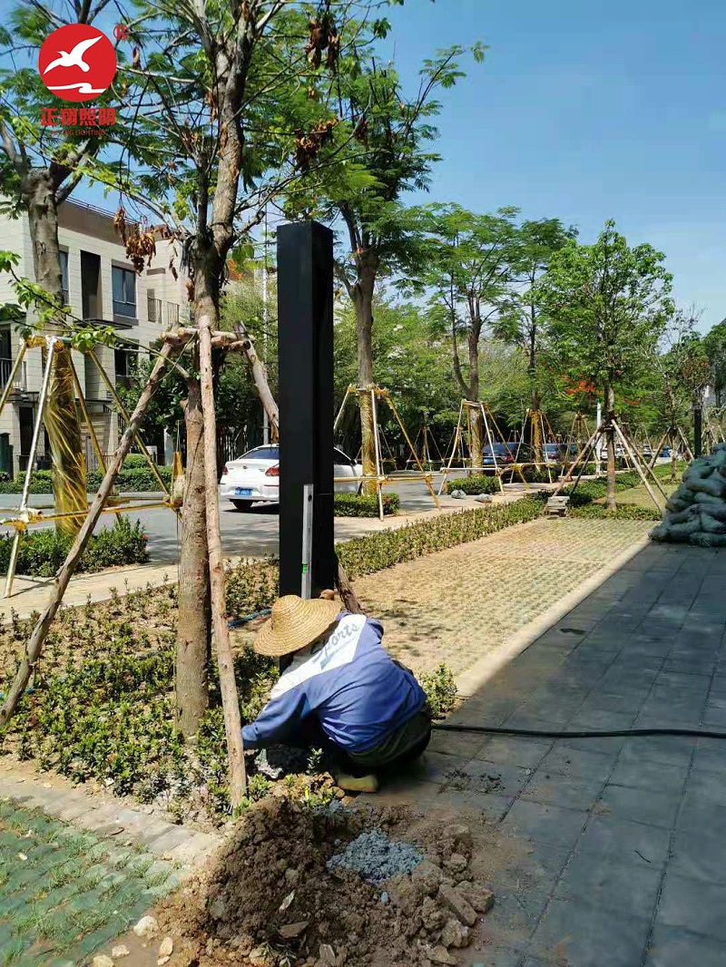 海南省三亞市海波十九巷現(xiàn)代景觀燈